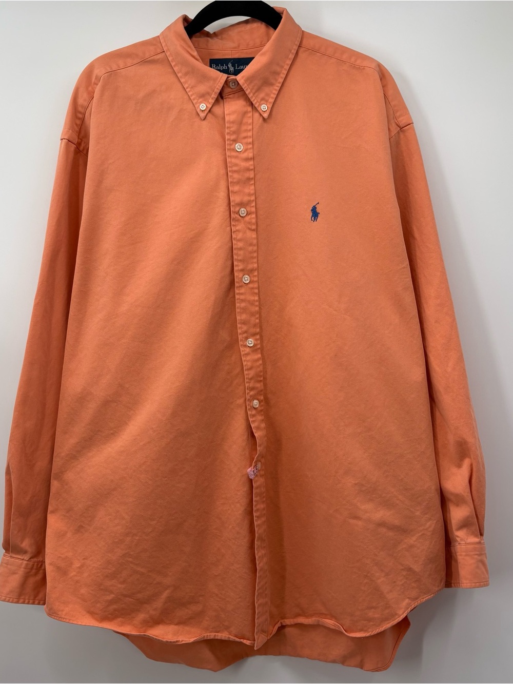 Polo by Ralph Lauren Orange Long-Sleeve Button-Down Shirt